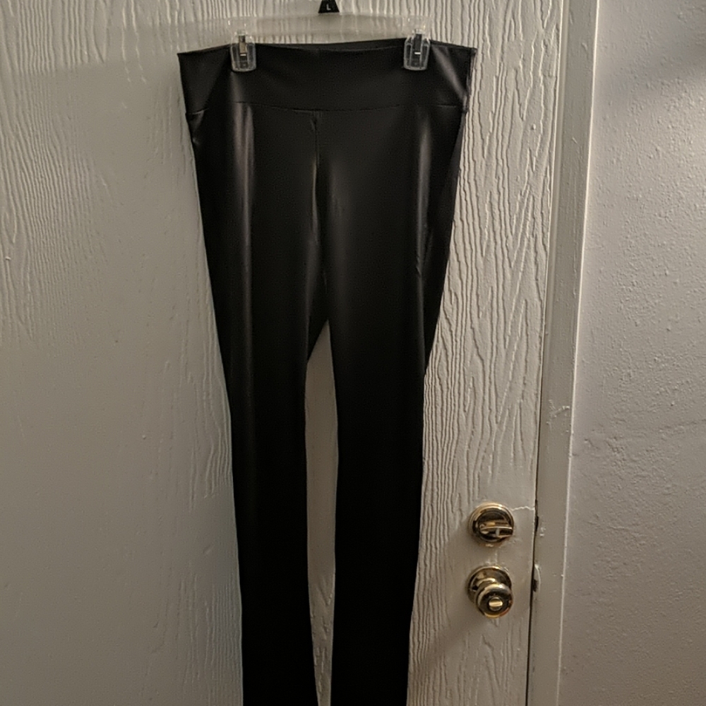 Pleather leggings